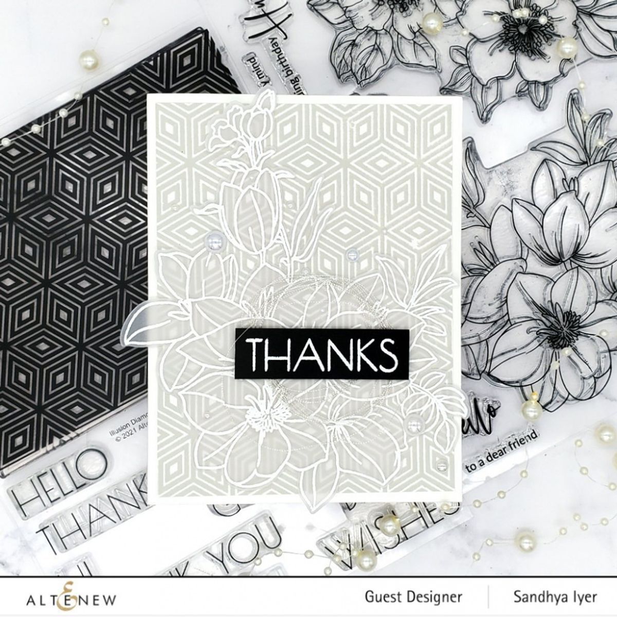 Altenew Illusion Diamonds Stamp Set