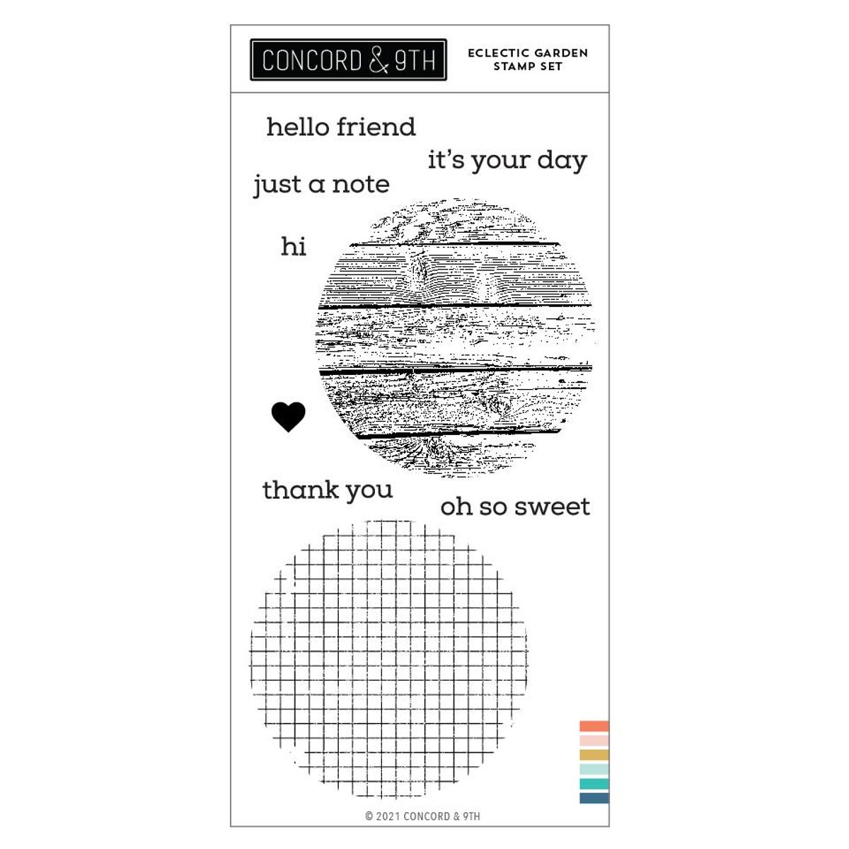 Concord & 9th Eclectic Garden Stamp Set