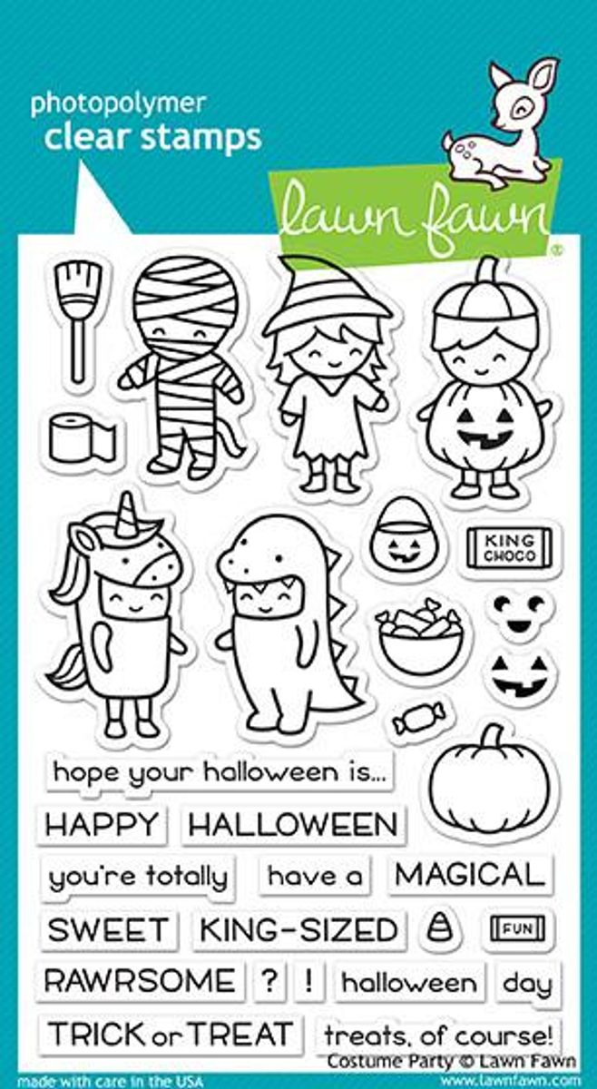 Lawn Fawn Costume Party Stamp Set