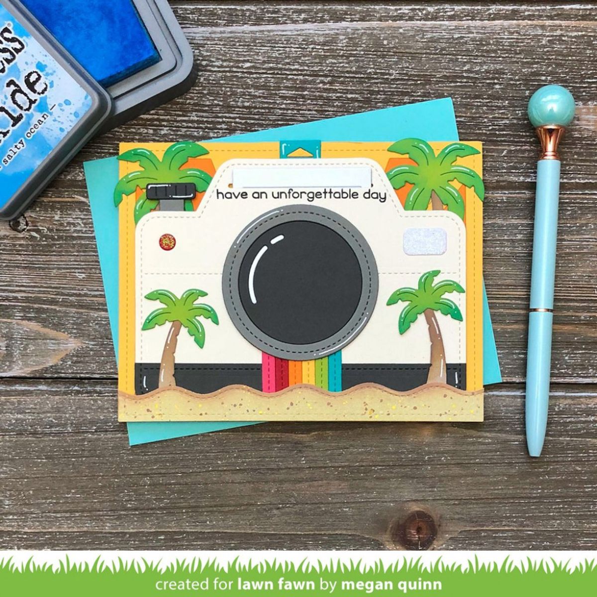 Lawn Fawn Magic Iris Camera Pull-Tab Add-On Dies