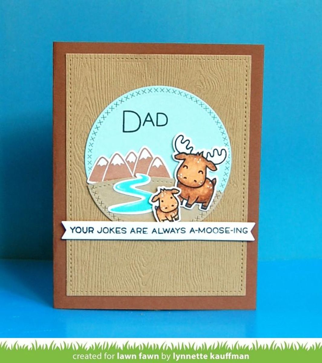 Lawn Fawn Dad + Me Stamp Set