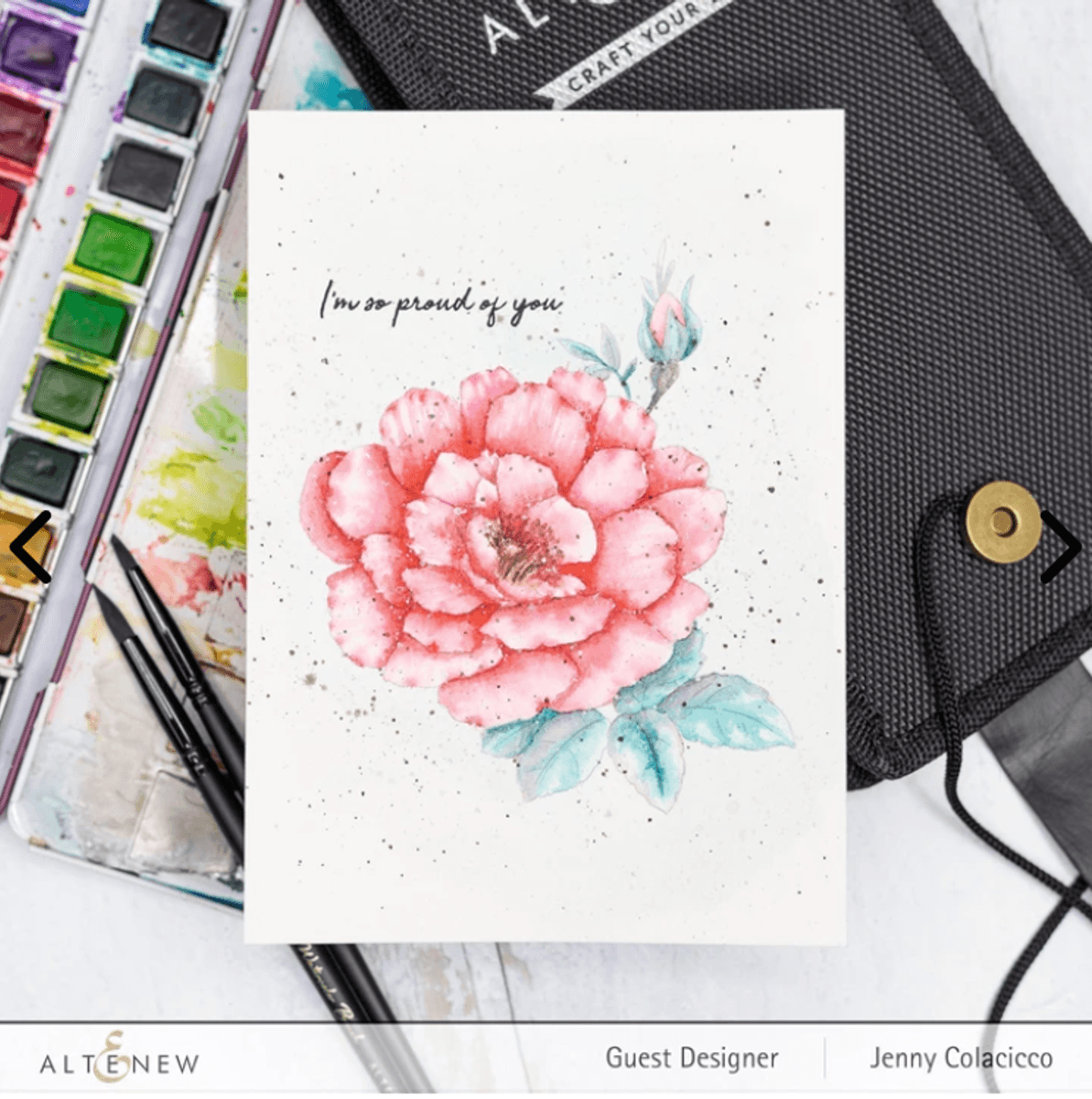 Altenew Coloring Book and Watercolor Brushes Bundle