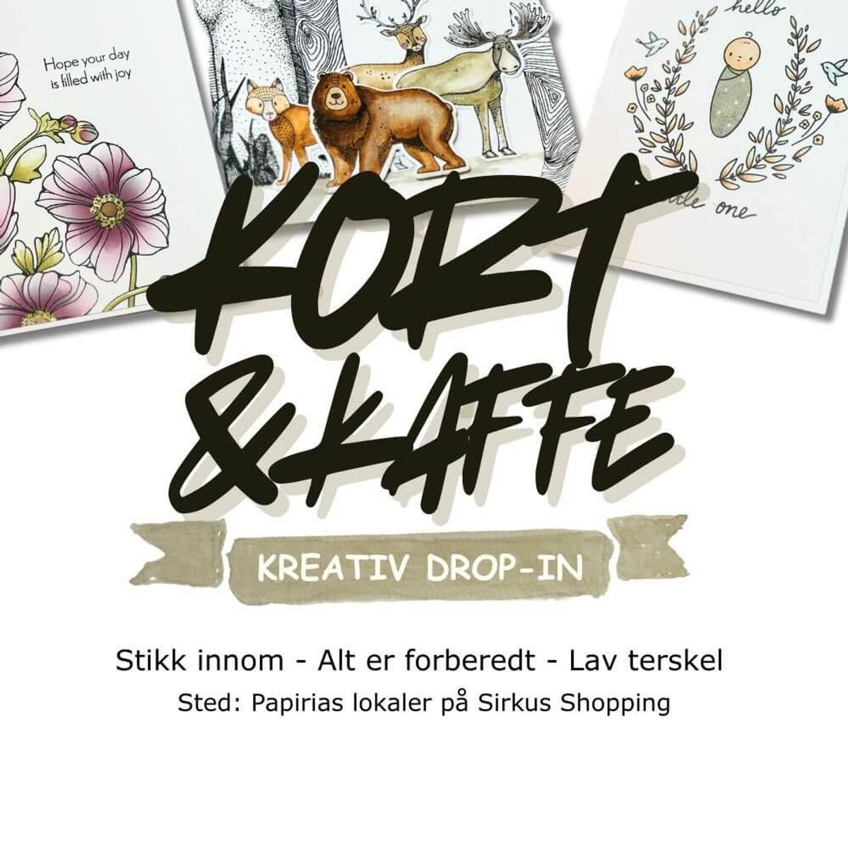 Kort & kaffe - 18. juni