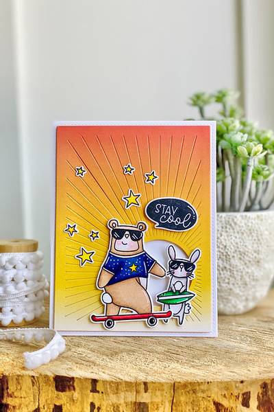 Hovedbilde Avery Elle Stay Cool Clear Stamp & Die Set