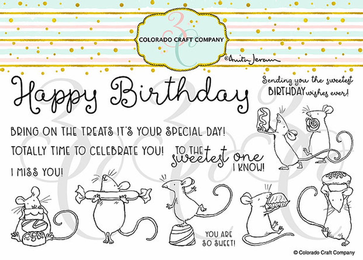 3C/ Anita Jeram So Sweet Slimline dies