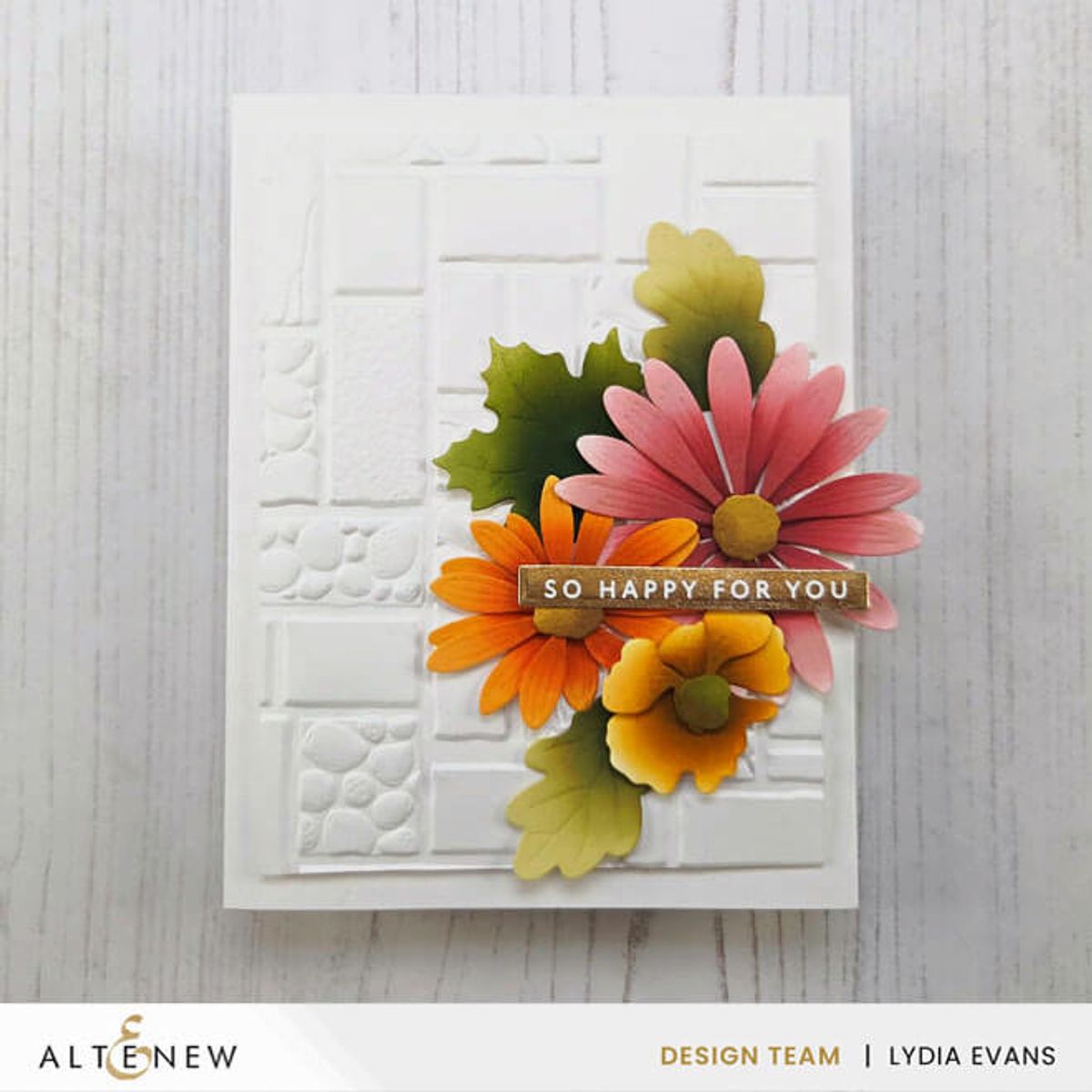 Textured Tiles 3D Embossing Folder