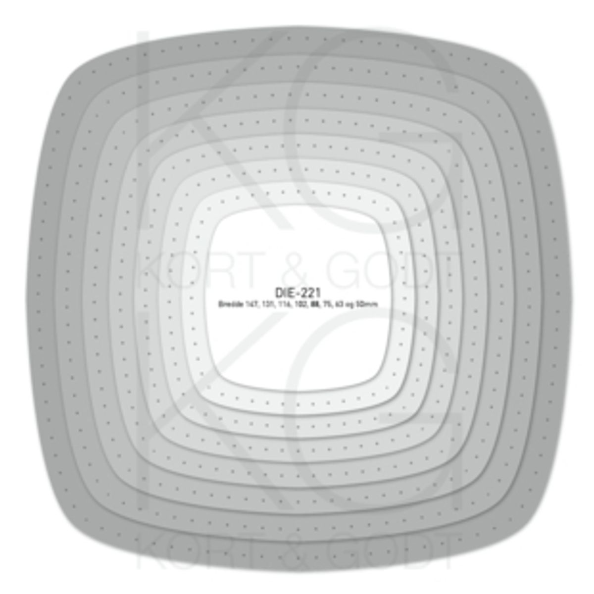 Kort og Godt Die 221