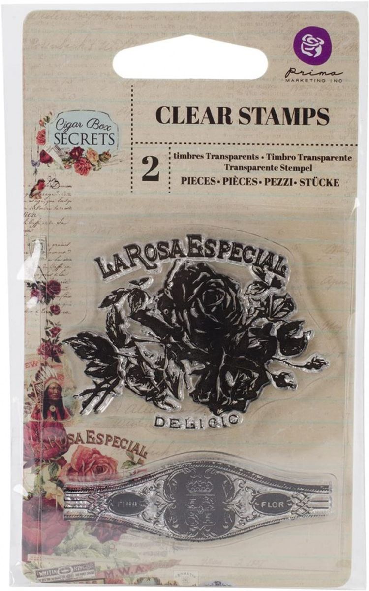 Prima Cigar Box Secrets Clear Stamps