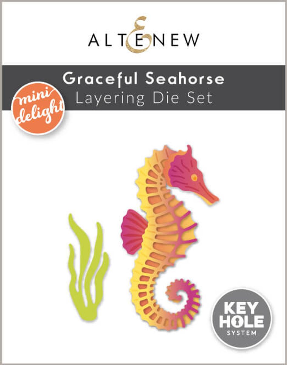 Mini Delight: Graceful Seahorse Stamp & Die Set