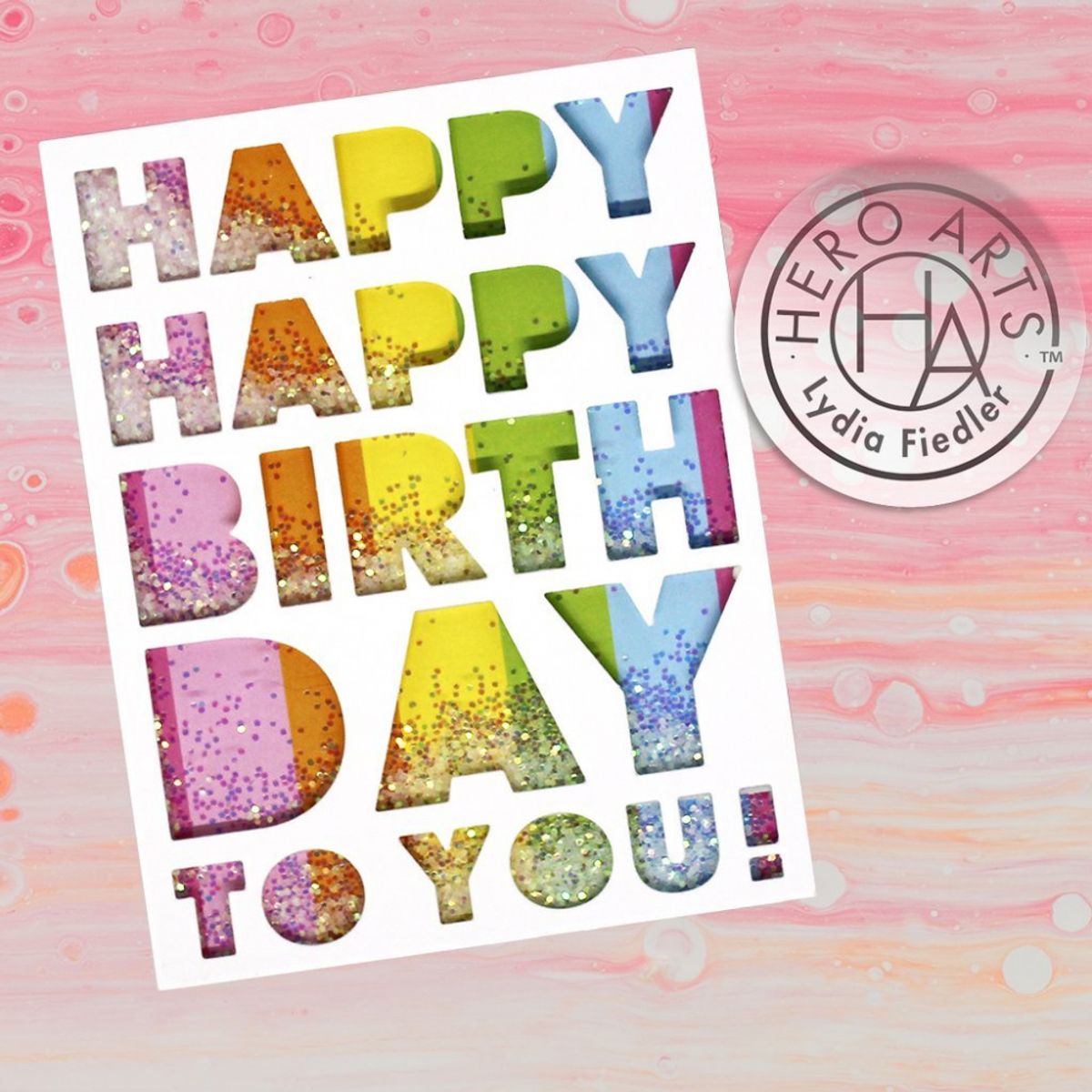 Hero Arts Birthday Message Cover Plate
