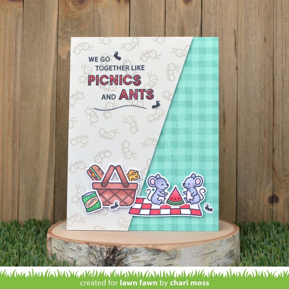 Lawn Fawn Crazy Antics Stamp Set