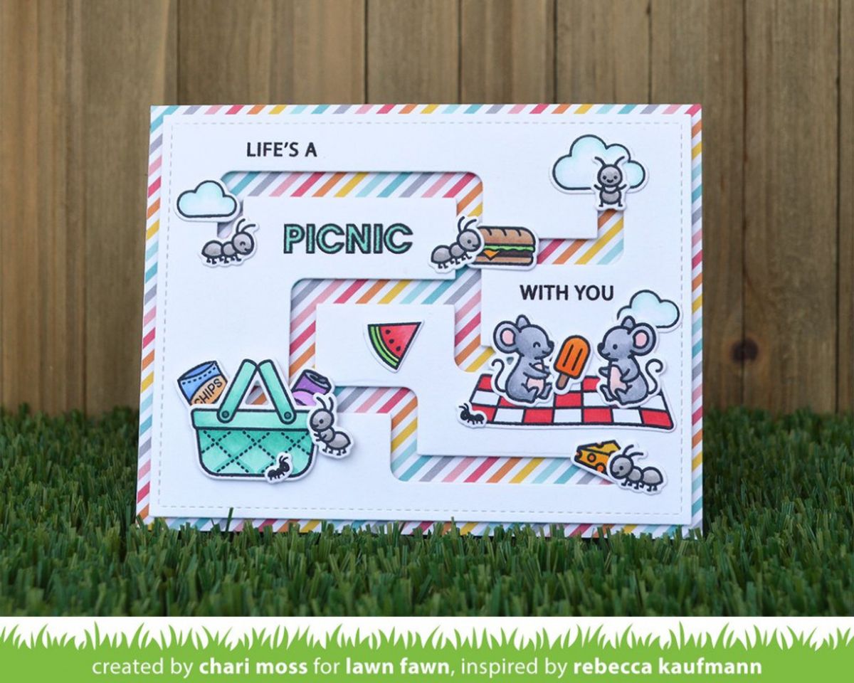 Lawn Fawn Crazy Antics Stamp Set