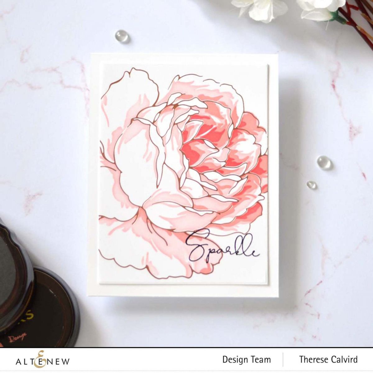 Altenew Gilded Rose Layering Stencil Set