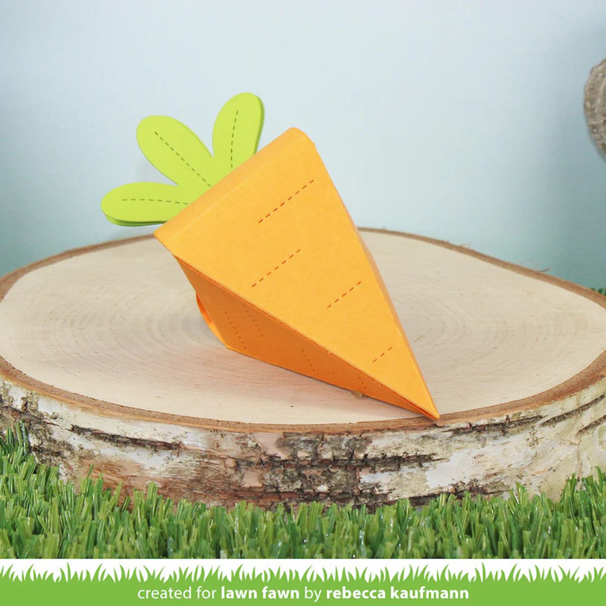 Lawn Fawn Carrot Treat Box Dies
