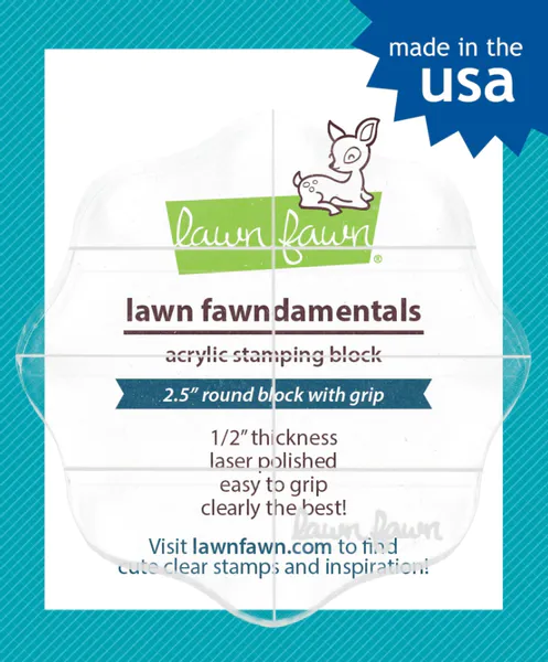Hovedbilde Lawn Fawn Acrylic Block 2,5'' round