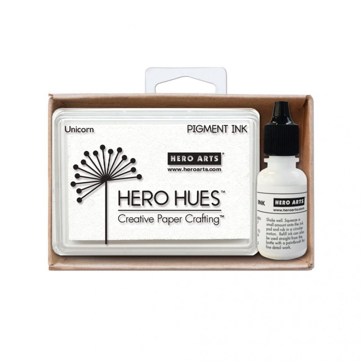Hero Arts Unicorn White + Reinker bundle