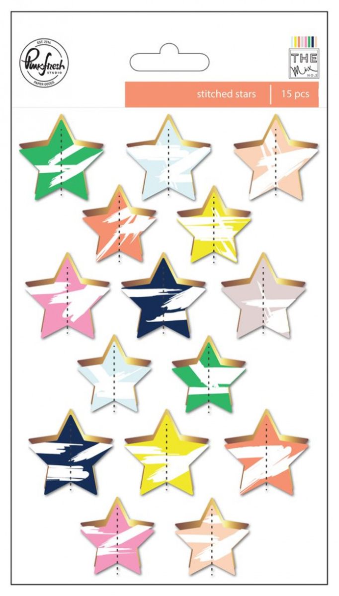 Pinkfresh Studio The Mix No 2 Stitched Stars