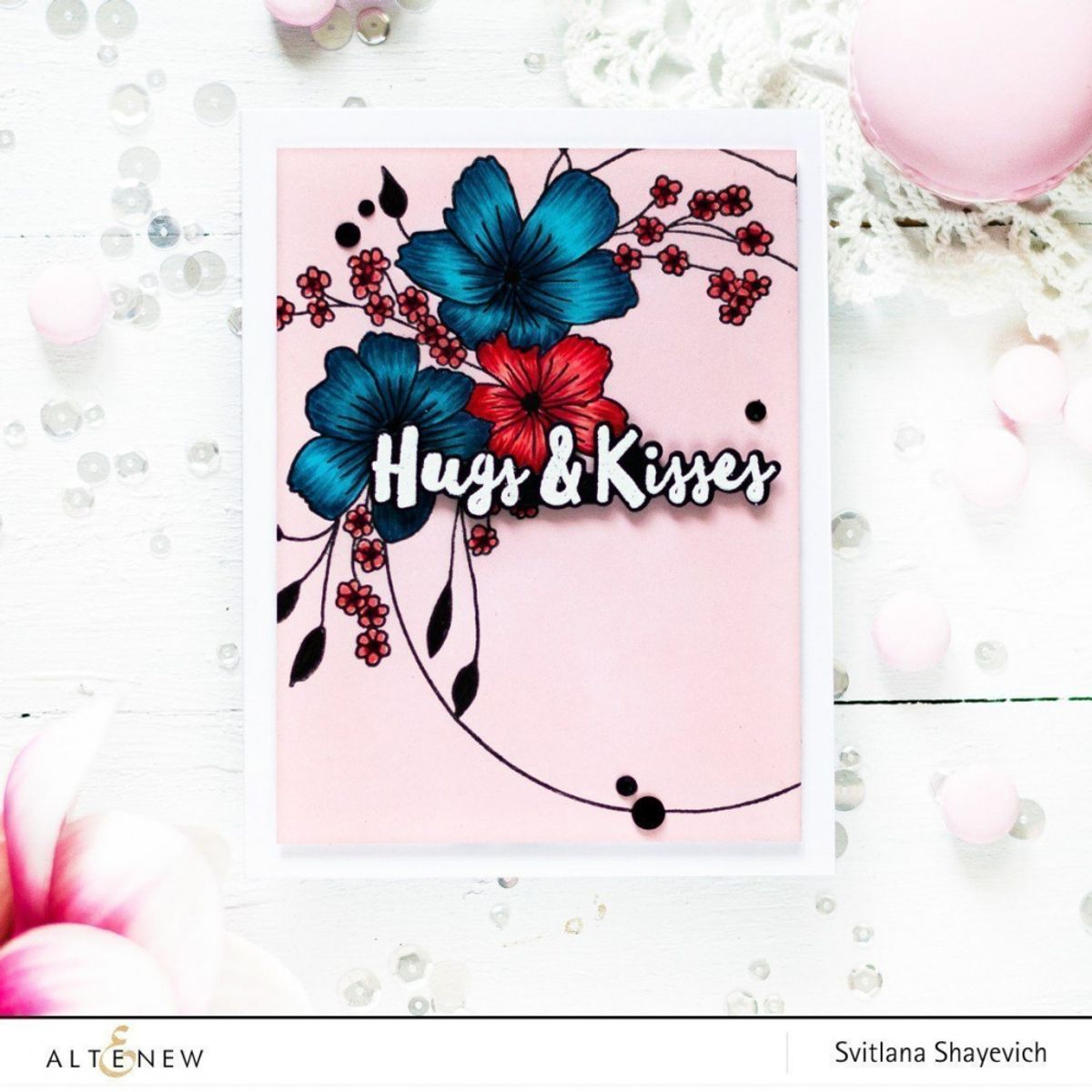 Altenew Pure White Crisp Embossing Powder