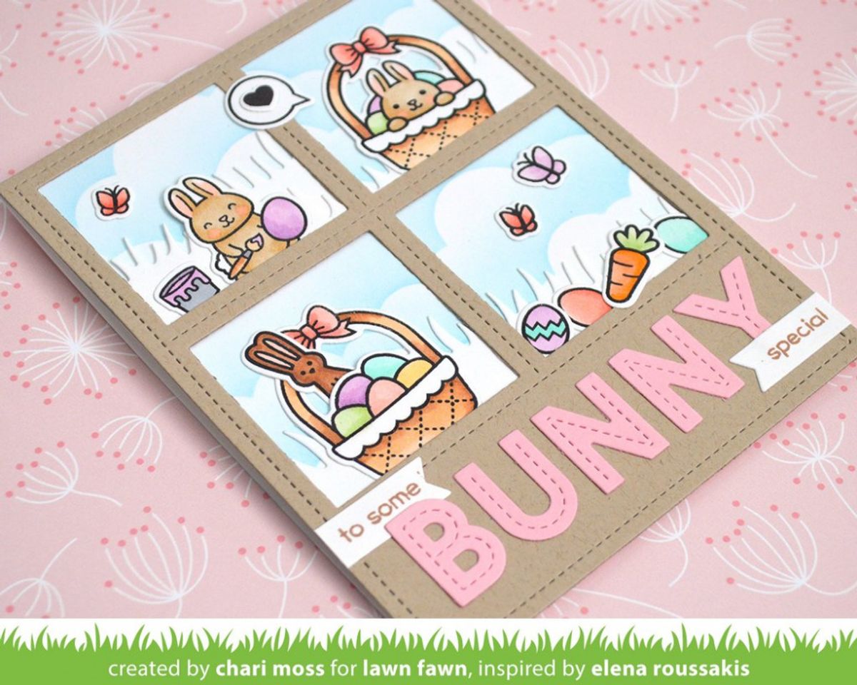 Lawn Fawn Easter Before 'n Afters Stamp Set