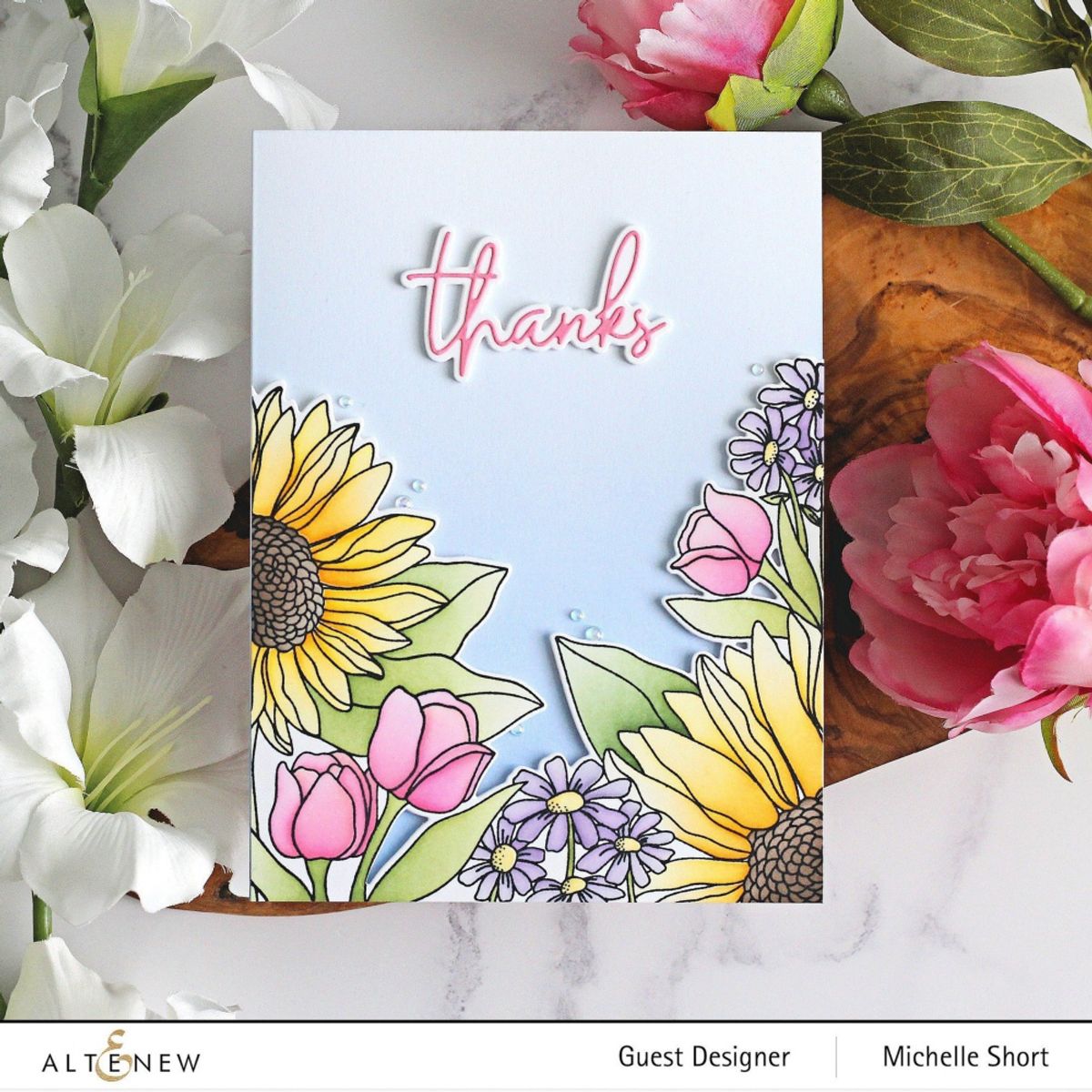 Altenew Craft Your Life Project Kit: Seasonal Blooms