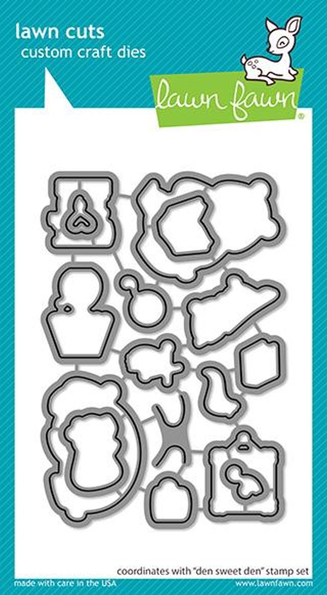 Lawn Fawn Den Sweet Den Stamp Set