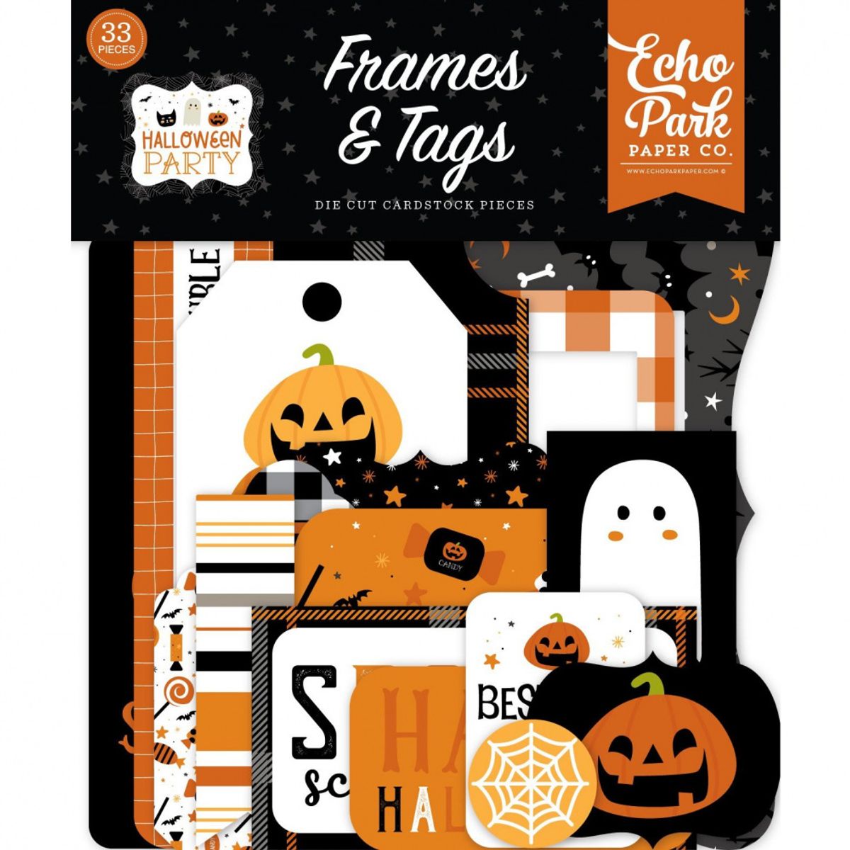 Echo Park Halloween Party Frames & Tags