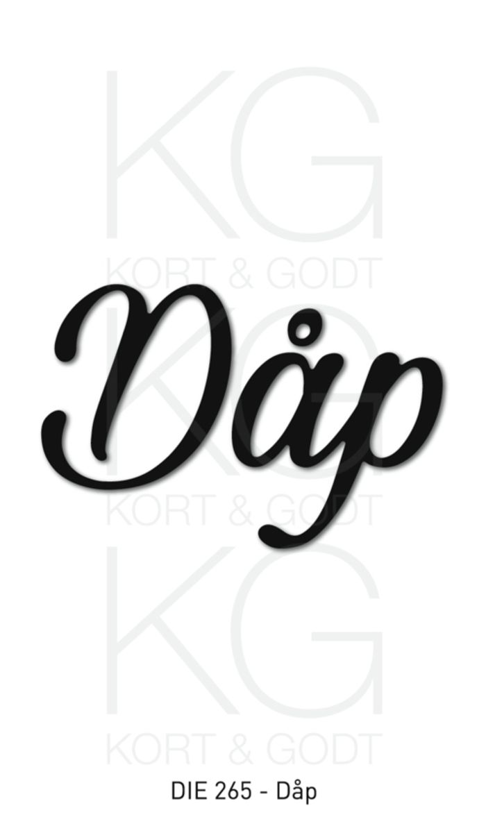 Kort og Godt Die 265 - Dåp