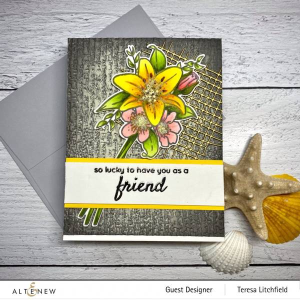 Altenew Organic Linen 3D Embossing Folder Papiria