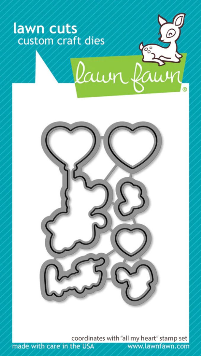 Lawn Fawn All My Heart Stamp Set