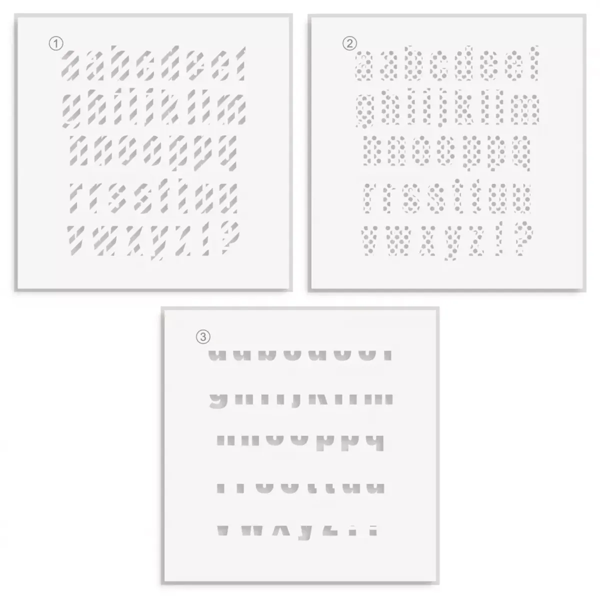 Altenew Essential Alpha Stencil Set
