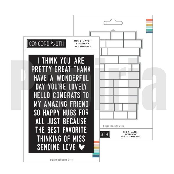 Hovedbilde Concord & 9th Mix & Match Everyday Sentiments ...