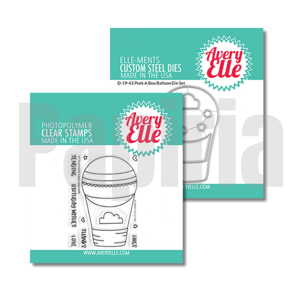 Hovedbilde Avery Elle Peek-A-Boo Balloon Stamp & Die Set