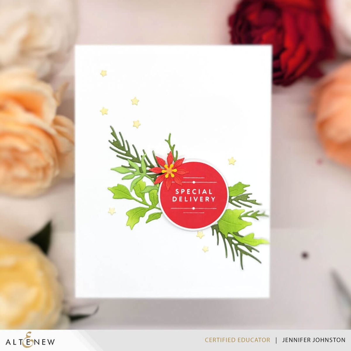 Altenew Zero-Waste: Ornamental Winter Pattern Die Set