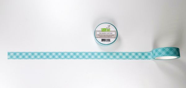 Hovedbilde Lawn Fawn Washi Tape - Aqua Gingham