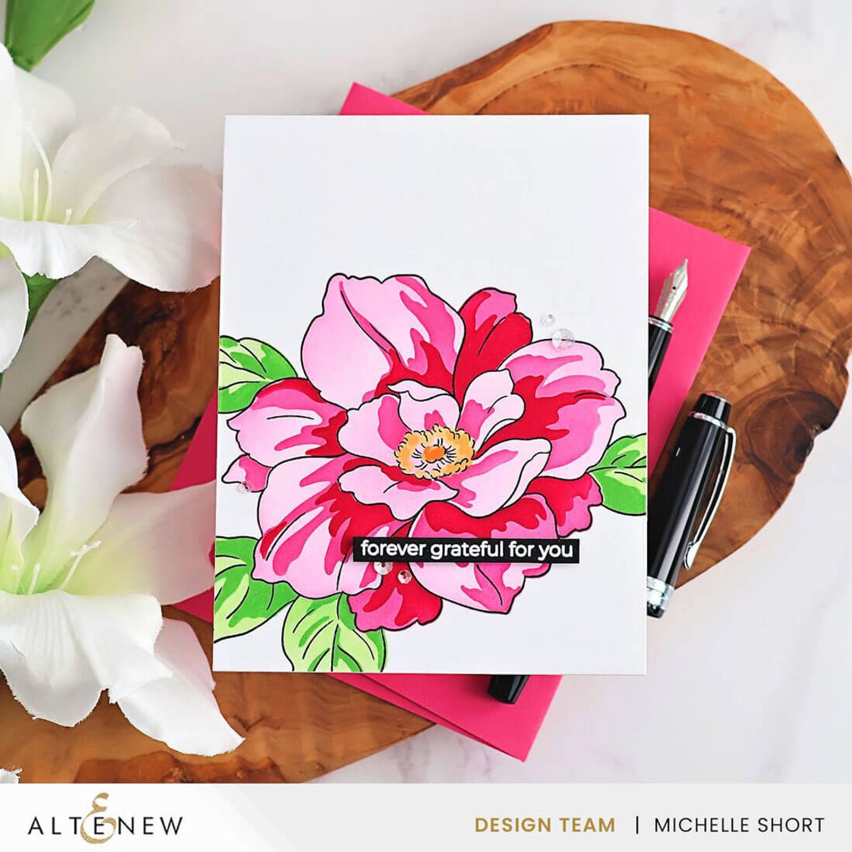 Twin Blooms Stencil Set