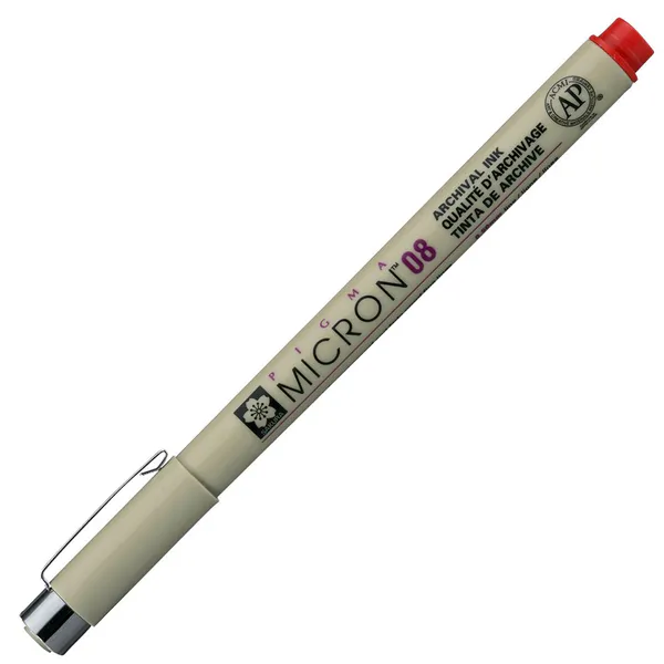 Hovedbilde Sakura Pigma Micron 08 Rød