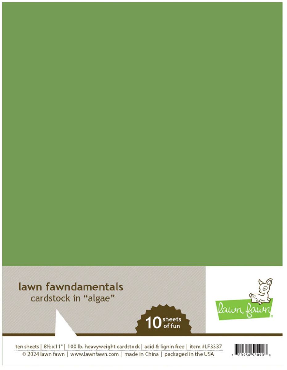 Lawn Fawn Cardstock - Algae