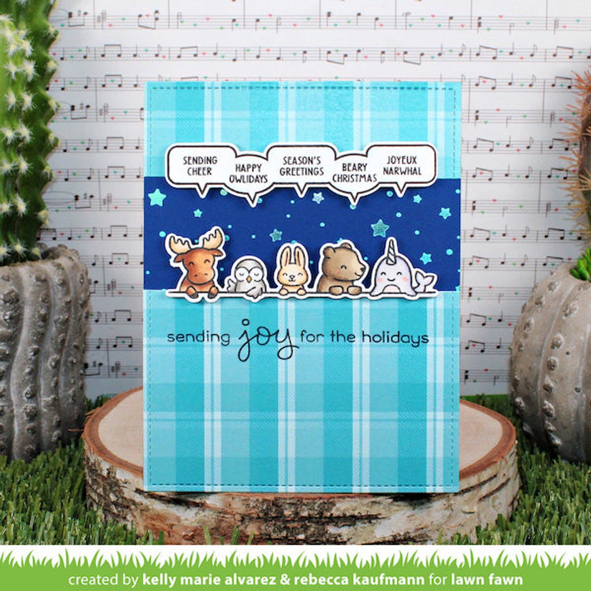 Lawn Fawn Starry Sky Background Hot Foil Plate