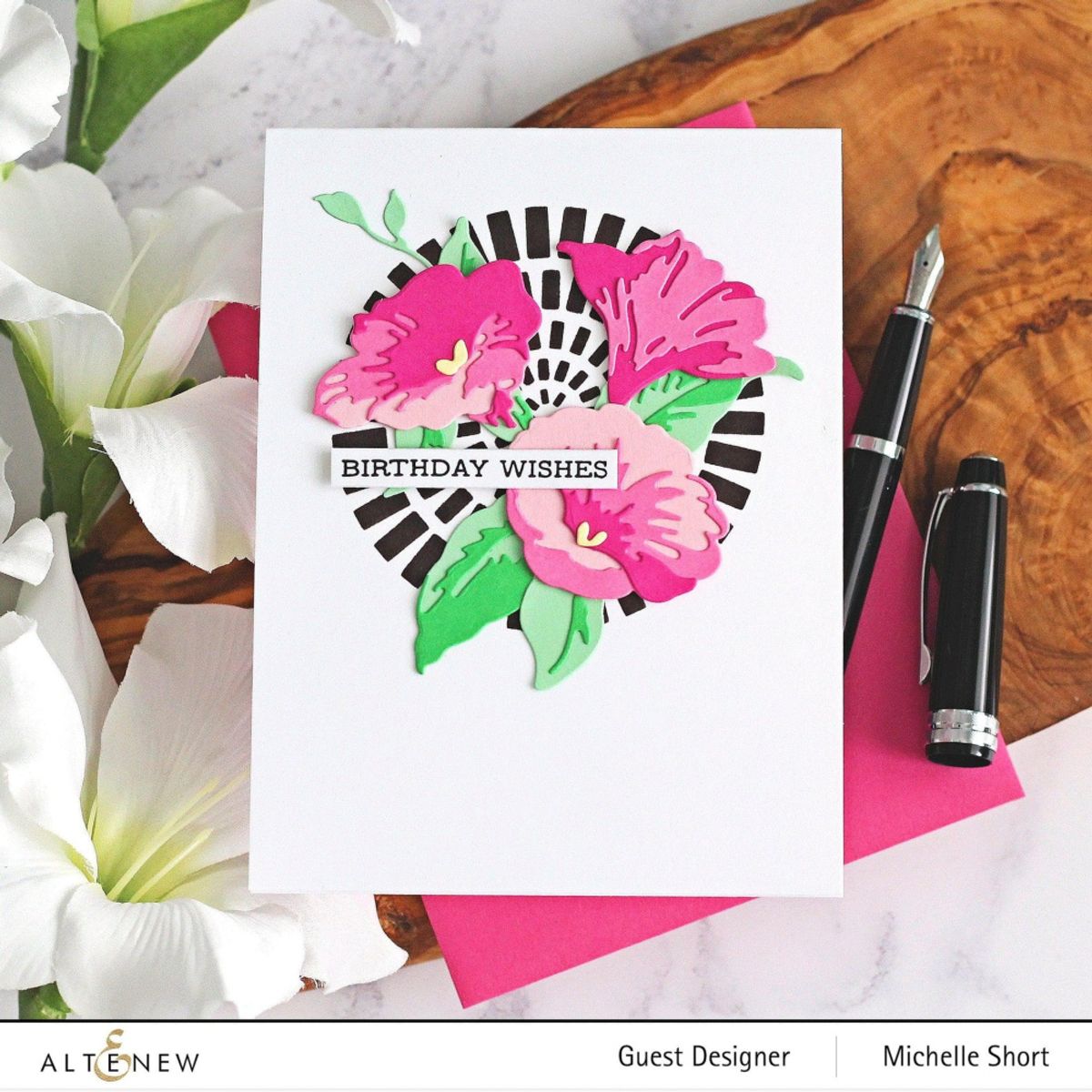 Altenew Brick Rosette Stencil Set