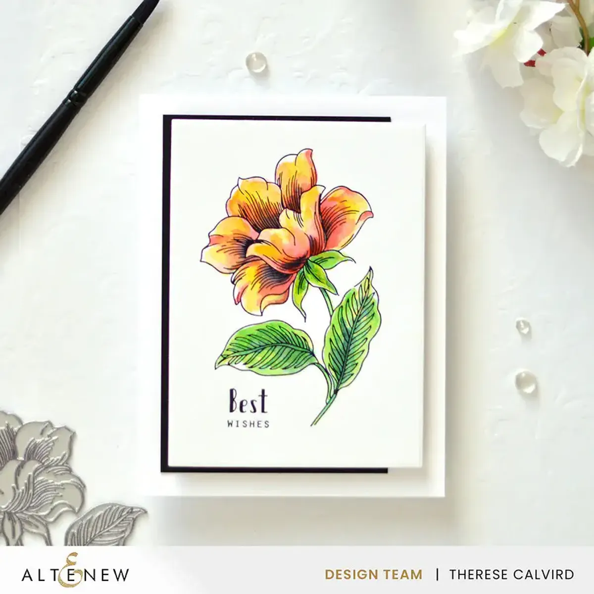 Altenew Dainty Flower Garden Press Plates