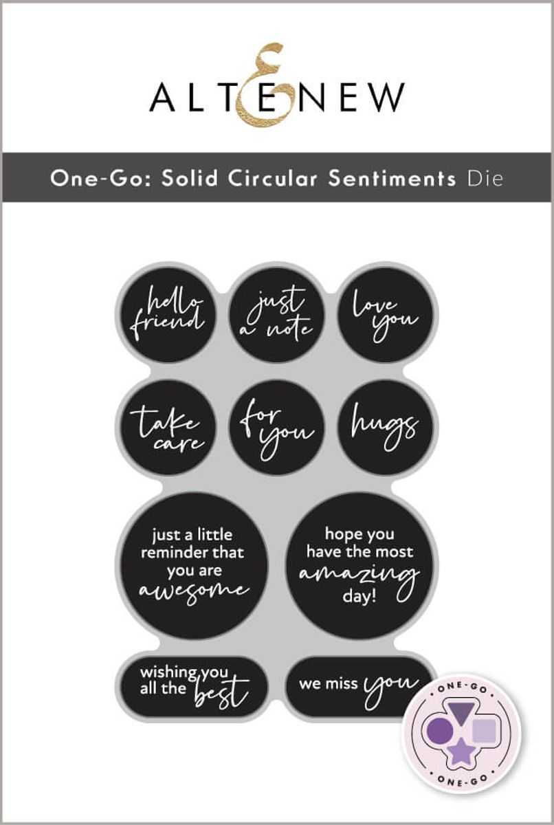 One-Go: Solid Circular Sentiments Bundle