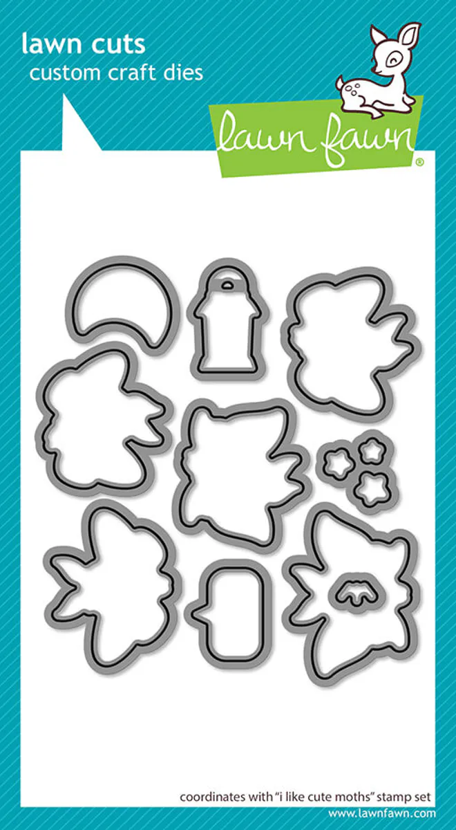 I Like Cute Moths Stamp Set