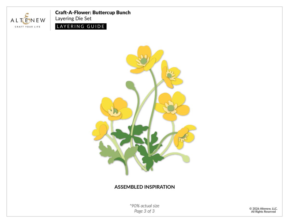 Altenew Craft-A-Flower: Buttercup Bunch