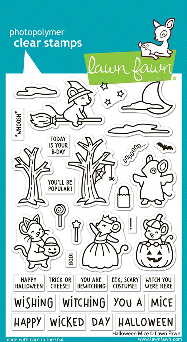 Lawn Fawn Halloween Mice Bundle