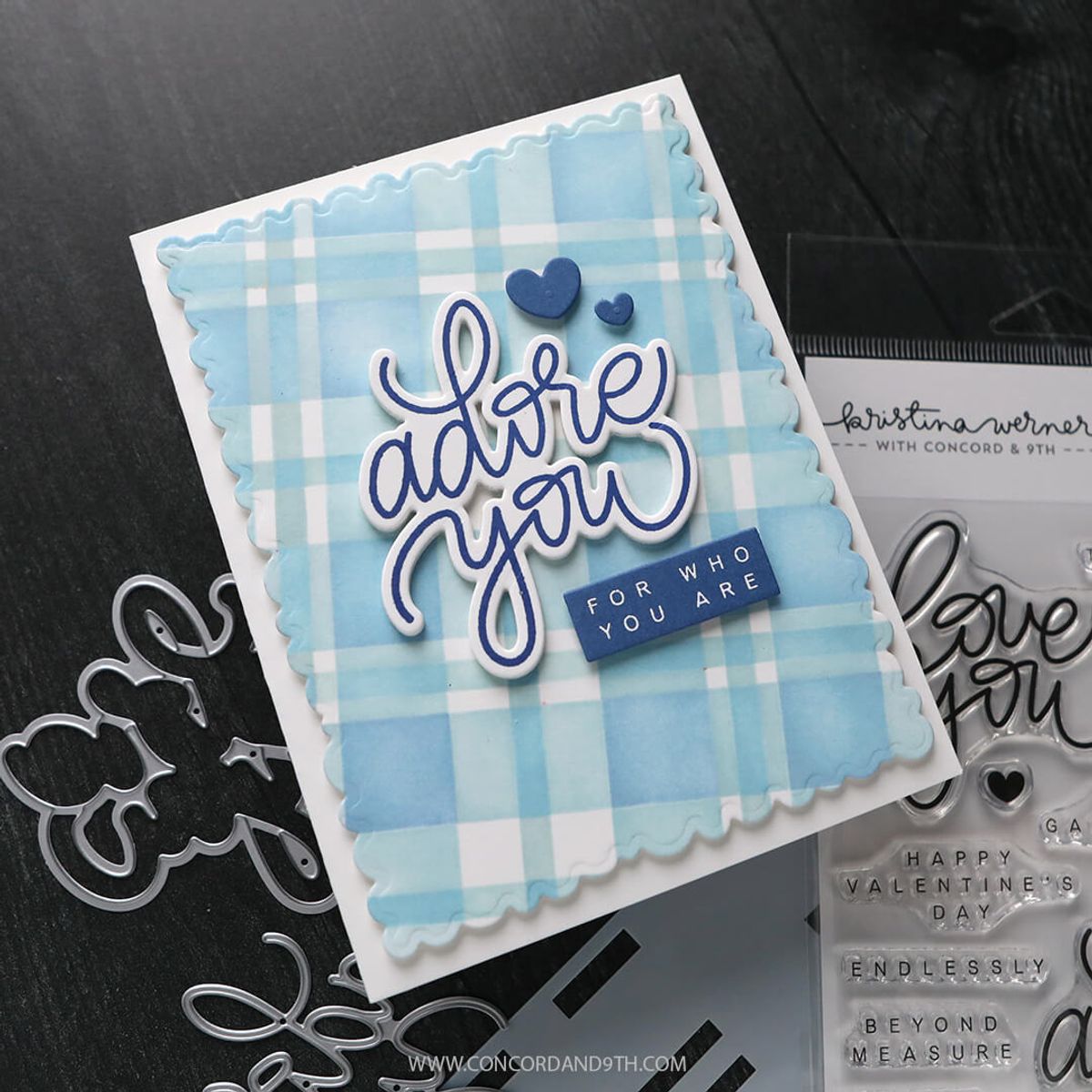 Kristina Werner Plaid Perfection Stencil Pack