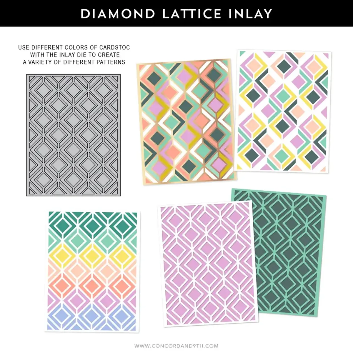 Concord & 9th Diamond Lattice Inlay Die