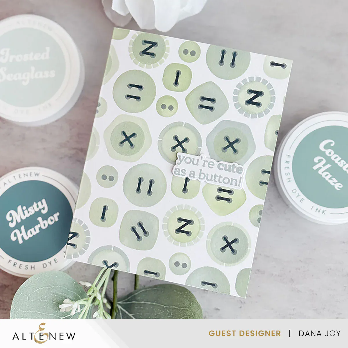 Altenew Coastal Mist Fresh Dye Ink Mini Cube Set
