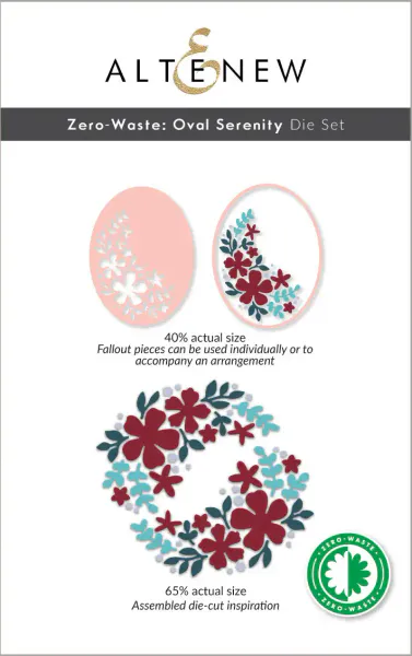 Hovedbilde Altenew Zero-Waste: Oval Serenity Die Set