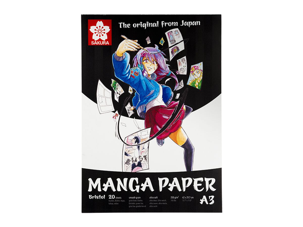 Sakura Manga Paper Bristol A3