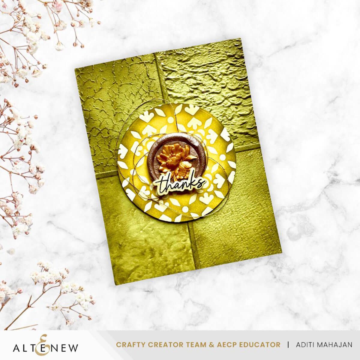 Altenew Textured Blocks 3D Embossing Folder